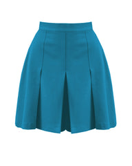 1930s Pleated Shorts - Teal