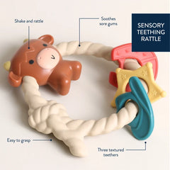 Silicone Teether with Rattle