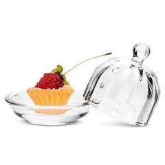 Small Optic Round Dish with Lid