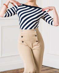 1930s Sailor Pants - Tan