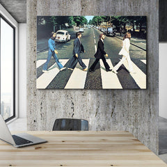 The Beatles Abbey Road Wall Art Canvas Print - SharpWallArts