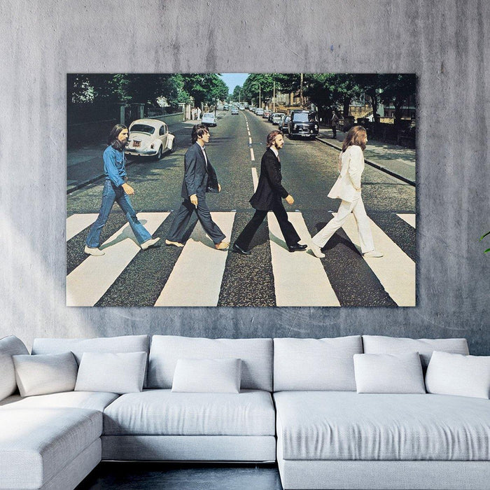 The Beatles Abbey Road Wall Art Canvas Print - SharpWallArts