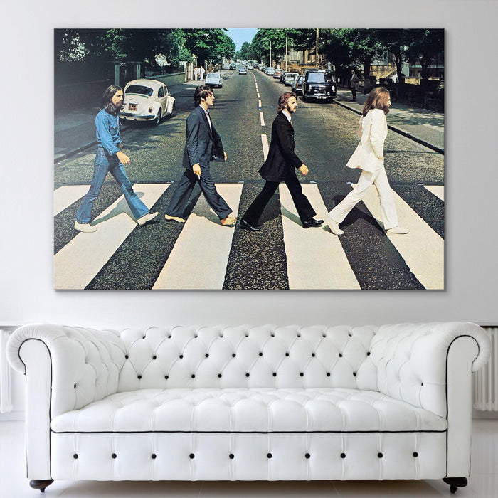 The Beatles Abbey Road Wall Art Canvas Print - SharpWallArts