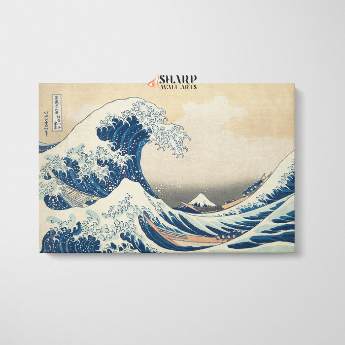 The Great Wave Off Kanagawa Canvas Wall Art