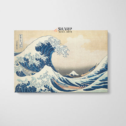 The Great Wave Off Kanagawa Canvas Wall Art