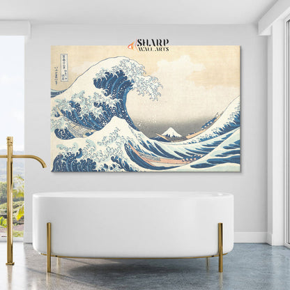 The Great Wave Off Kanagawa Canvas Wall Art
