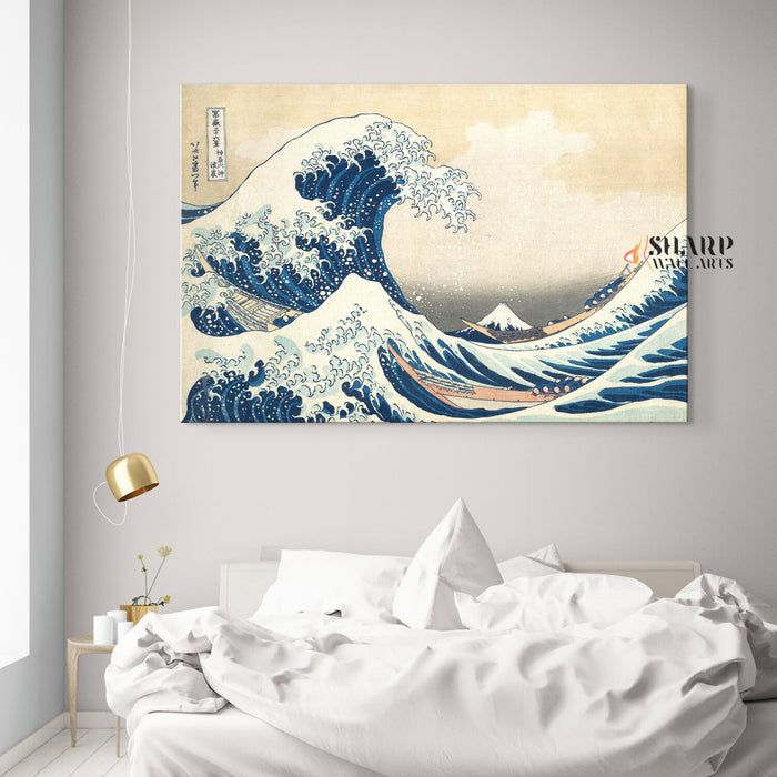 The Great Wave Off Kanagawa Canvas Wall Art