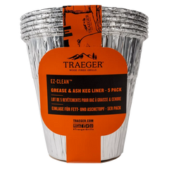 Traeger - EZ-Clean Grease & Ash Keg Liner - 5 Pack