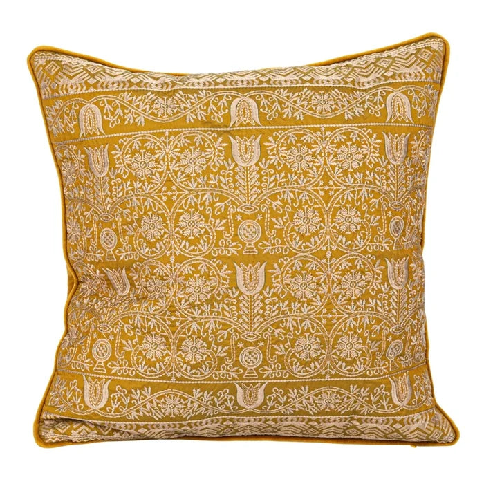 Velvet Embroidered Pillow