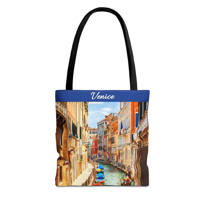 Venice III Canal Photo Tote Bag - Travel Souvenir AOP Tote