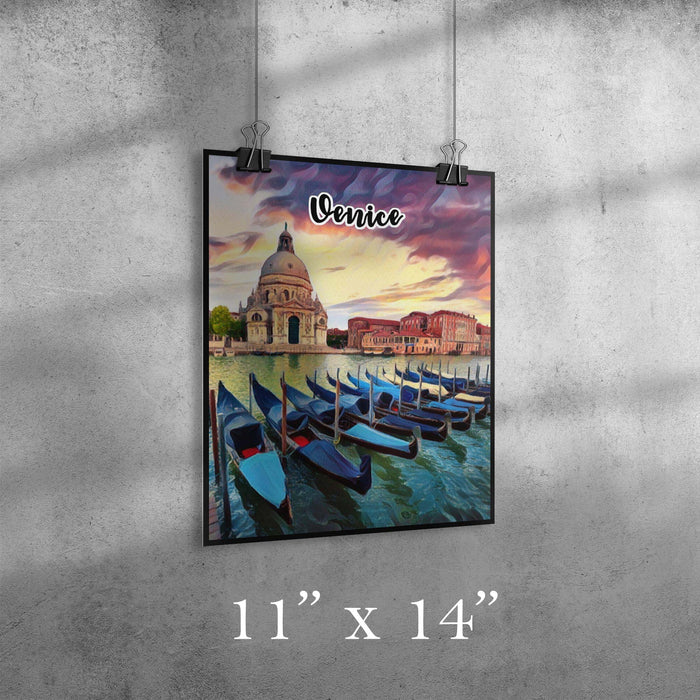 Venice Italy Art Poster Painting