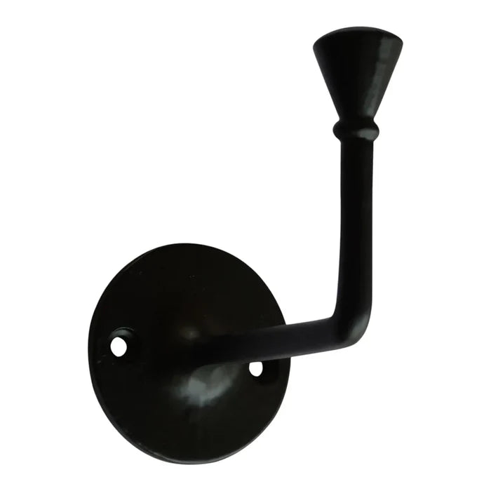 Versatile Wall Hooks with a Timeless Look, Black