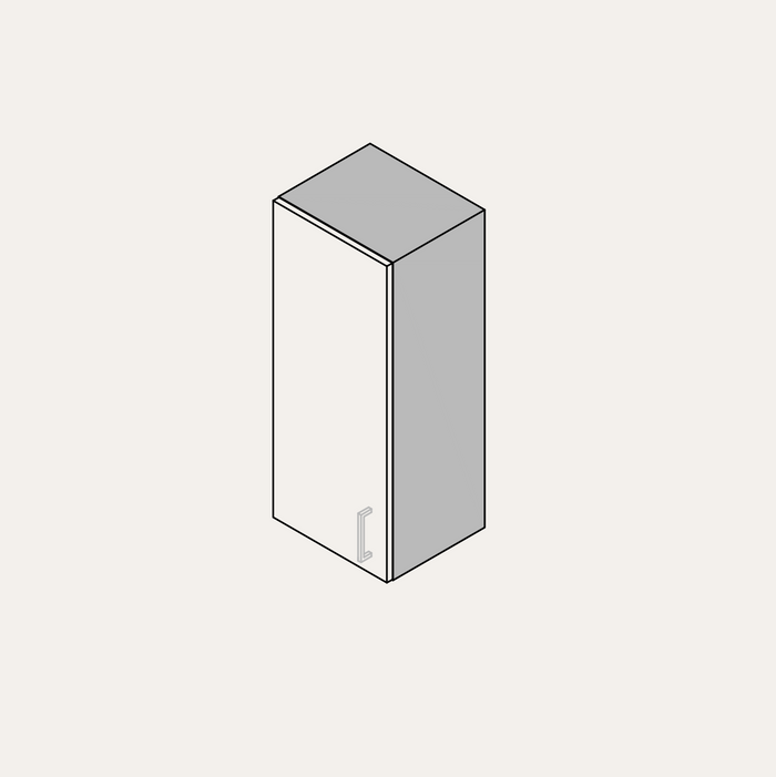 Wall - Tall Standard (Left Hinge)