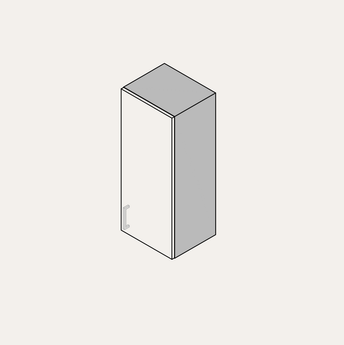 Wall - Tall Standard (Right Hinge)