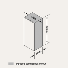 Wall - Tall Standard (Right Hinge)