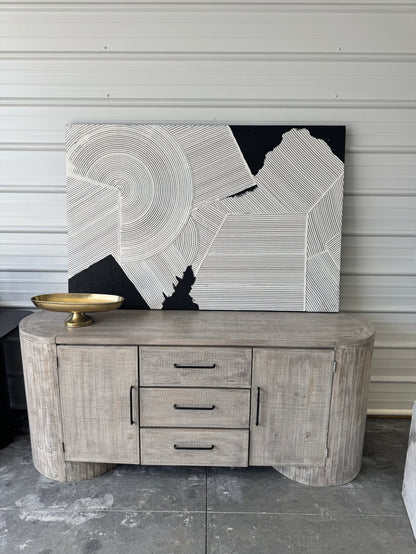 White Plaster Lines