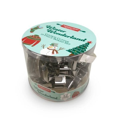 Winter Wonderland 12 Piece Cookie Cutter Set