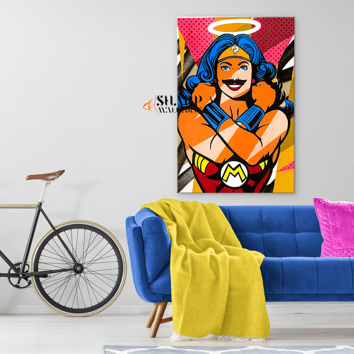 Wonder Mario Canvas Wall Art